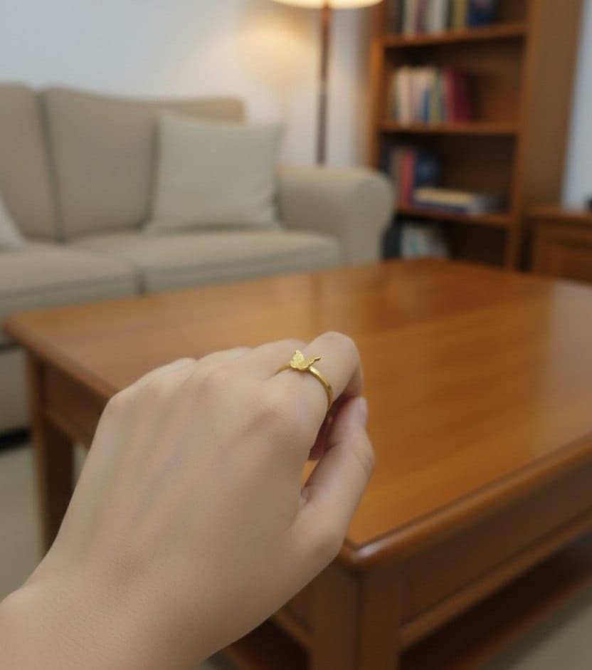 طقم فراشه اساوره بالخاتم استاليس بيور - الصورة 3