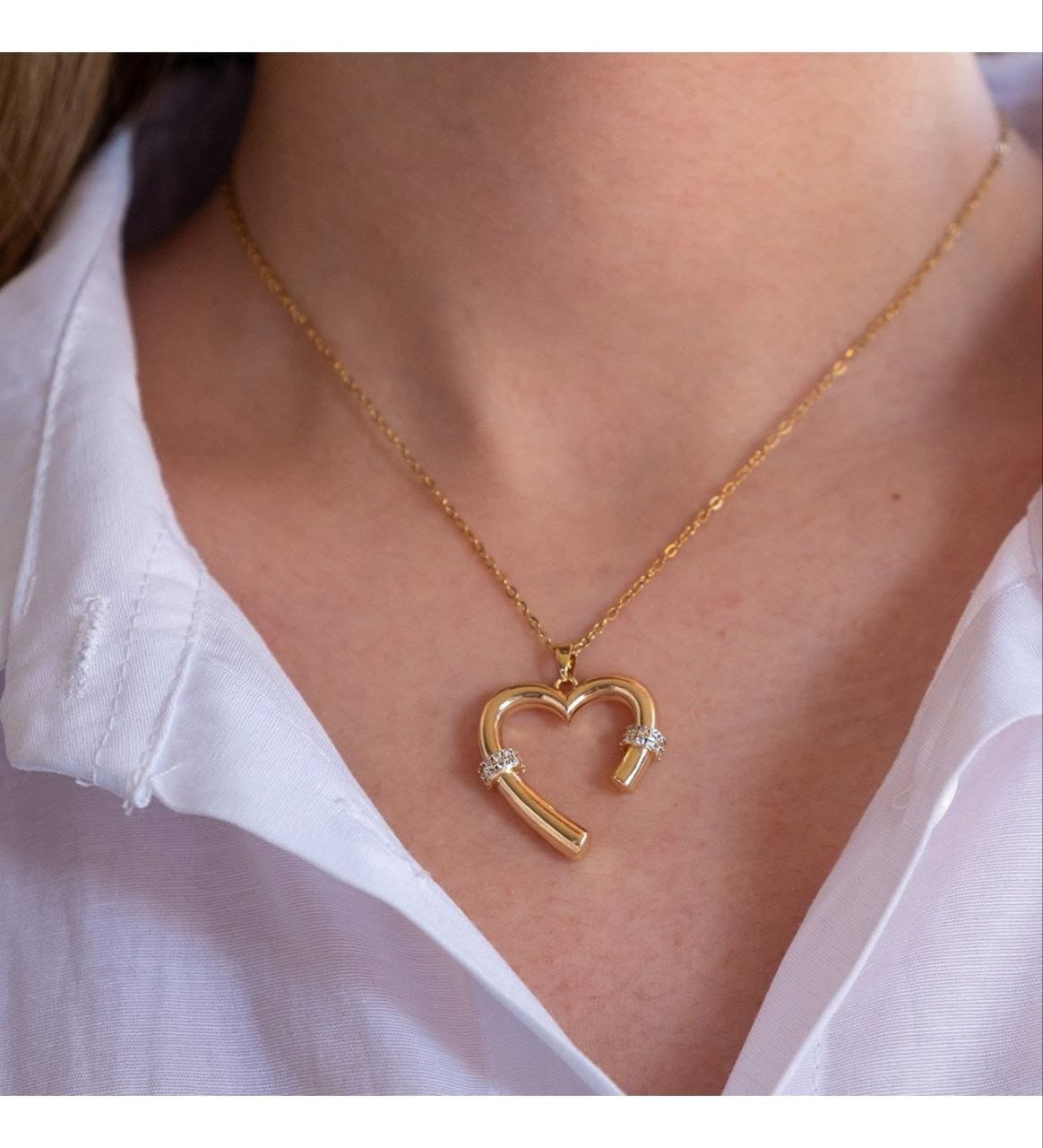 قلادة إتيرنال هارت استانلس ستيل بيور